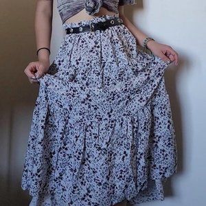 BeachLunchLounge Floral flowy Maxi Skirt